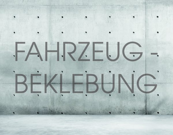 Fahrzeugbeklebung