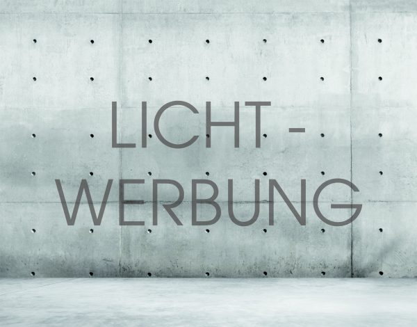 Lichtwerbung